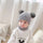 0–36 Months Little Bear Set – Gray with Scarf