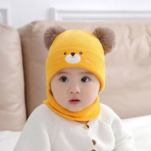 0–36 Months New Bear Hat–Yellow