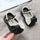 9-36 Months Children's western style peas leather shoes
