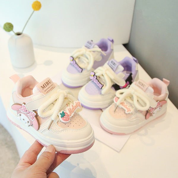1-7 Years New Fashion High-Top Sneakers for Little Girls