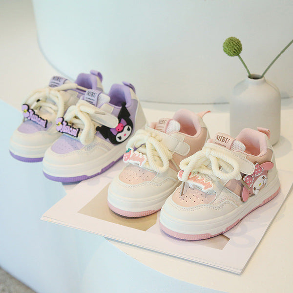 1-7 Years New Fashion High-Top Sneakers for Little Girls