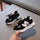 1-3.5 Year Months Korean Leather Boys & Girls Sneakers–Soft Sole Shoes