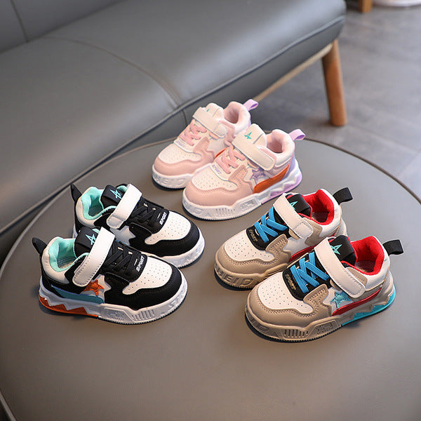 1-4 Year Boys & Girls Soft Bottom Non-Slip Sneakers Stylish & Comfy